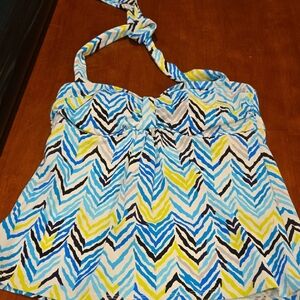 Vibrant Chevron Swim Camisole